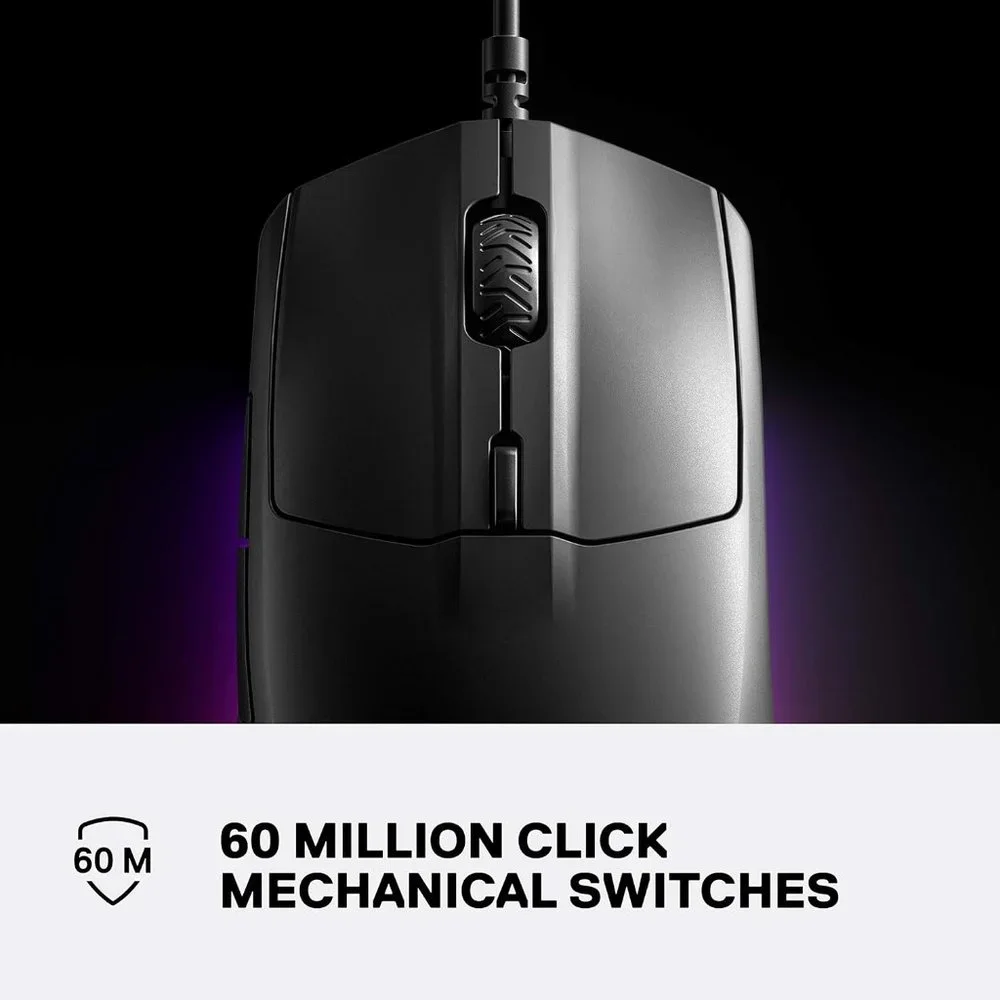 NEW STEELSERIES RIVAL 3 GAMING MOUSE - 8500 CPI TRUE MOVE CORE‎ BLACK